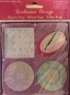 Pergament Design sort. 4, Blumen, Rahmen